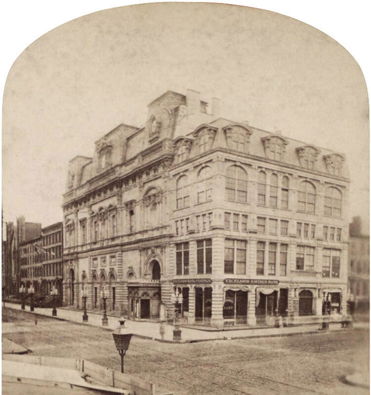 Booth's Theatre, Southeast corner of 23rd Street and 6th Avenue. NY