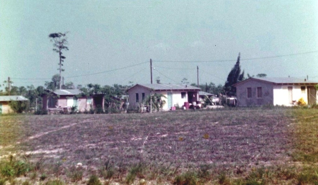 Cement houses in Belmopan