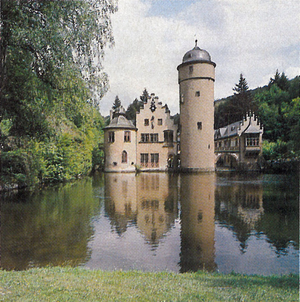 The romantic castle of Mespelbrunn (Odenwald)