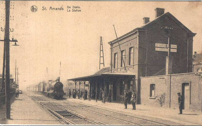 La gare de Sint Amands