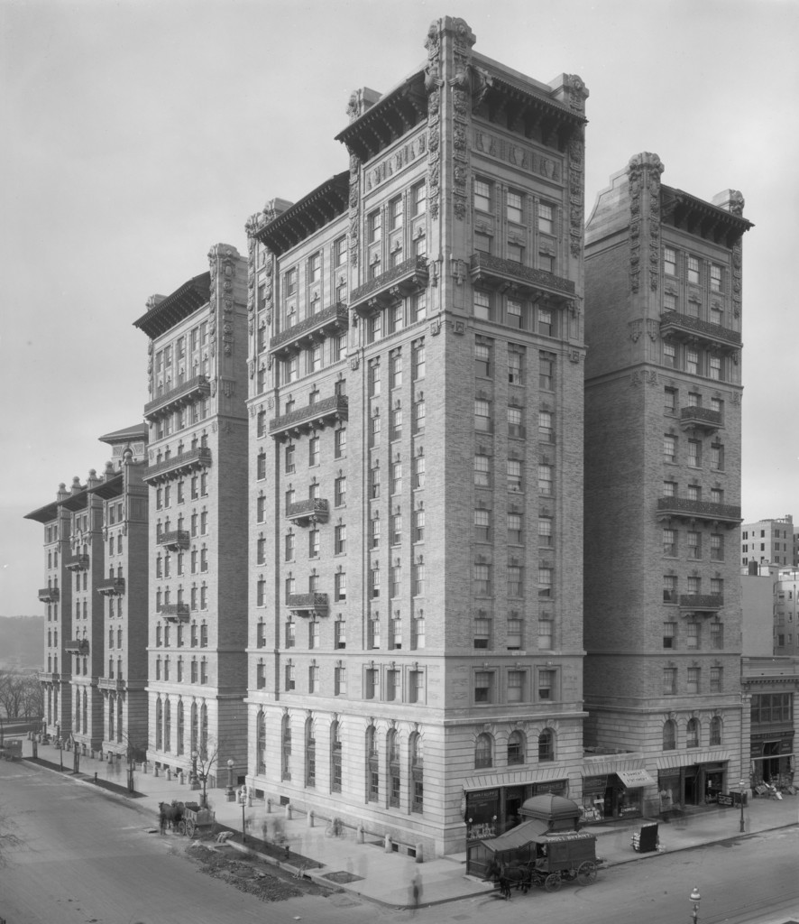 West 110th Street and Broadway. New Hendrick Hudson Apartment House