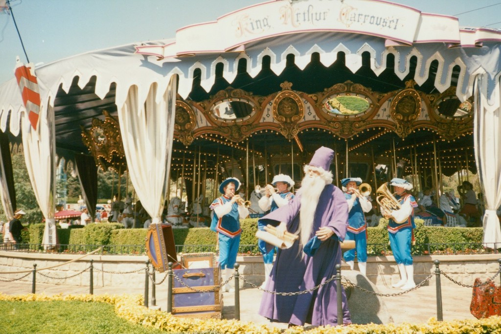 Merlin Speaks at Fantasyland- Disneyland