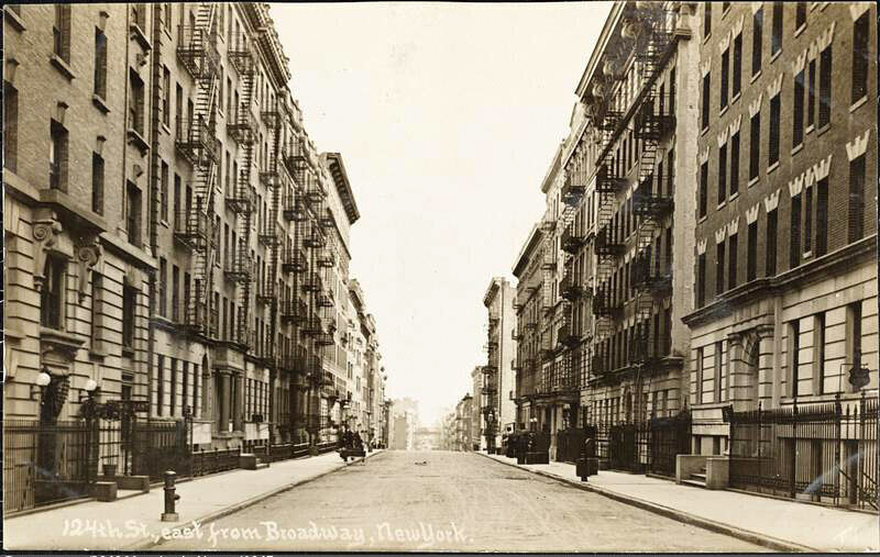 124th St., east from Broadway, New York.
