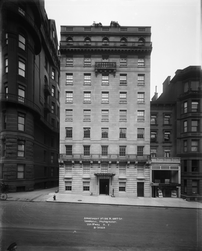 Apartment No. 135 West 58th Street