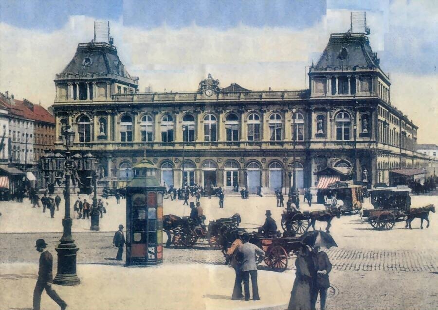 La première gare de Bruxelles Nord