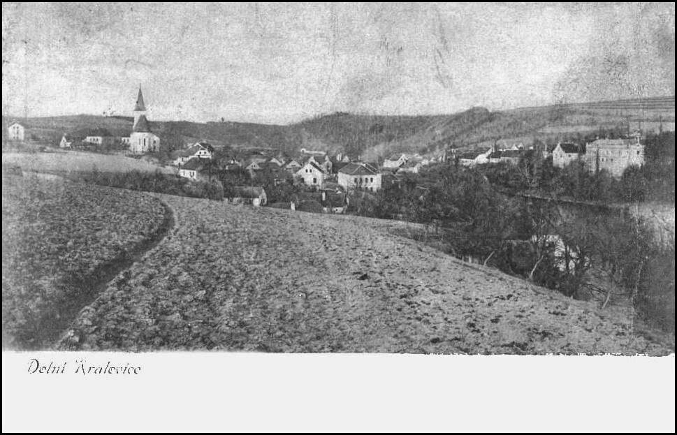 Pohled na Dolní Kralovice