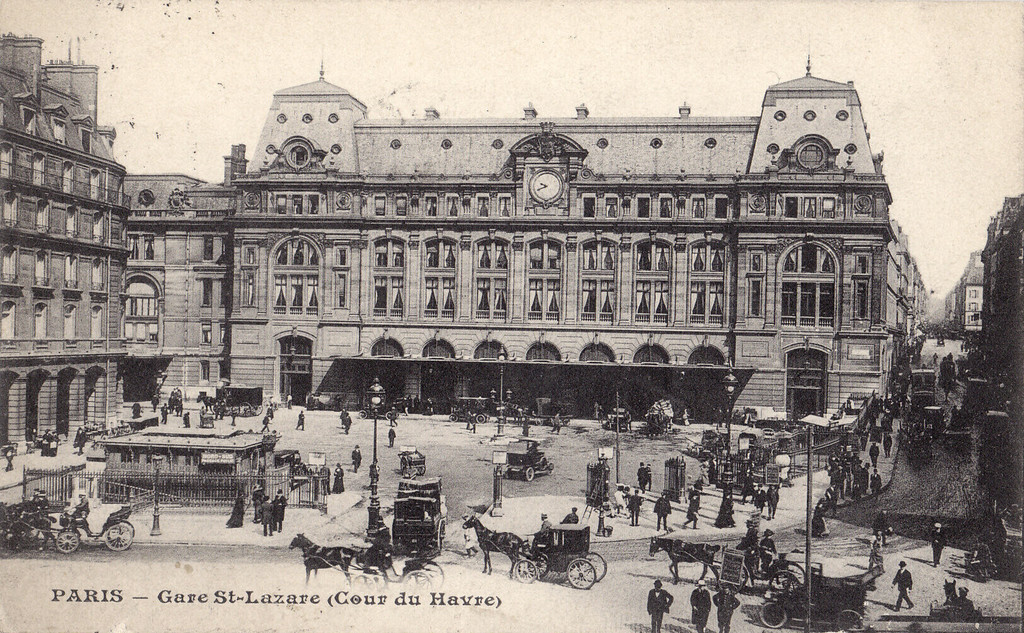 Gare Saint-Lazare. Cour du Havre