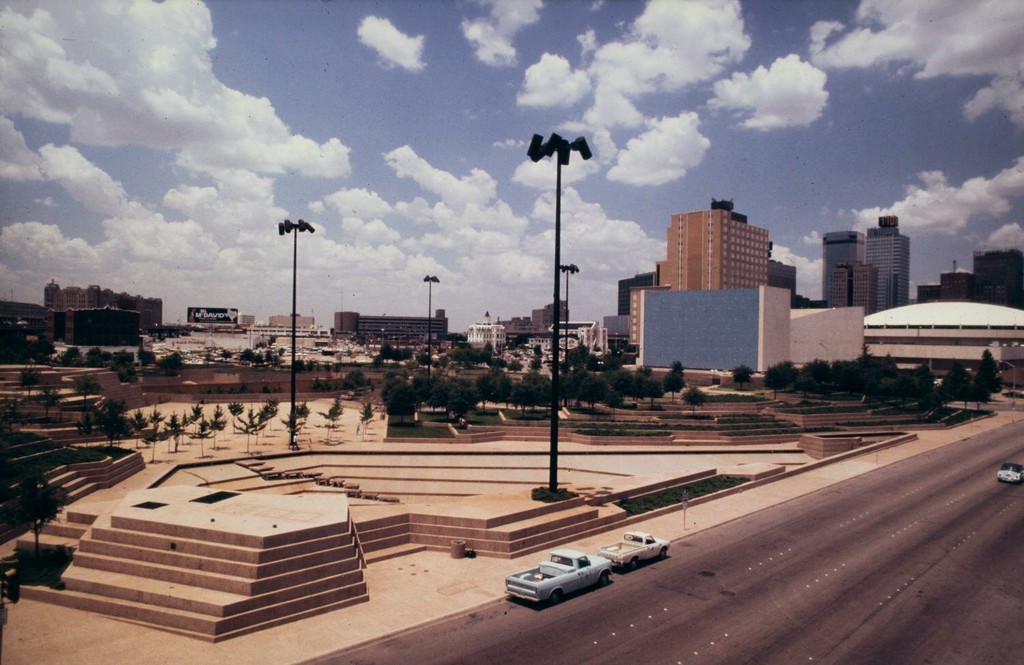 View of Fort Worth Water Gardens Park