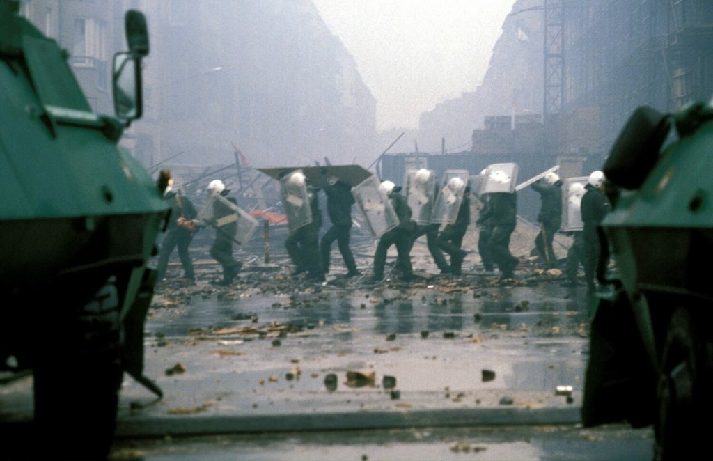 Räumung der Mainzer Straße am 14. November 1990