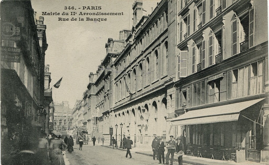 Mairie du IIè Arrondissement - Rue de la Banque