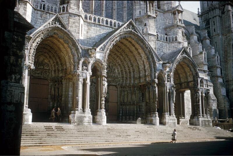 Cathédrale Notre-Dame de Chartres. Façade nord: portails