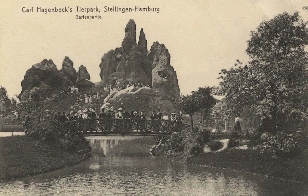 Carl Hagenbeck's Tierpark. Gartenpartie