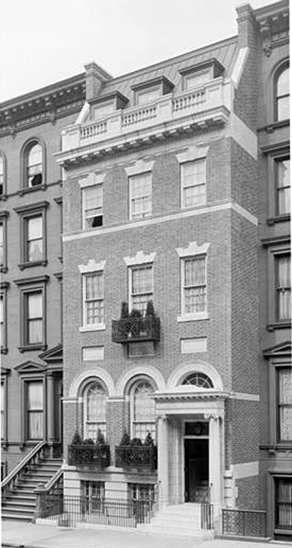 43 East 68th Street. Exterior of Frederick Brooks residence.