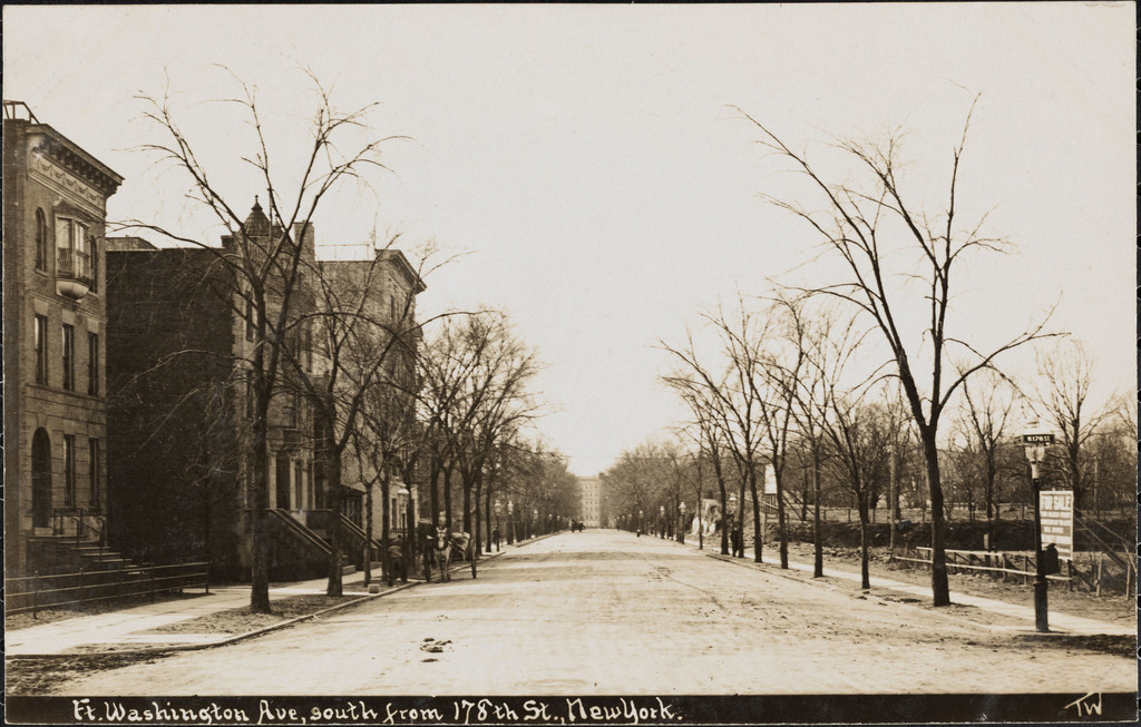 Fort Washington Avenue, south from 178th Street