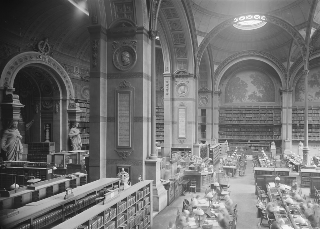 Bibliothèque Nationale: Salle de lecture des imprimés