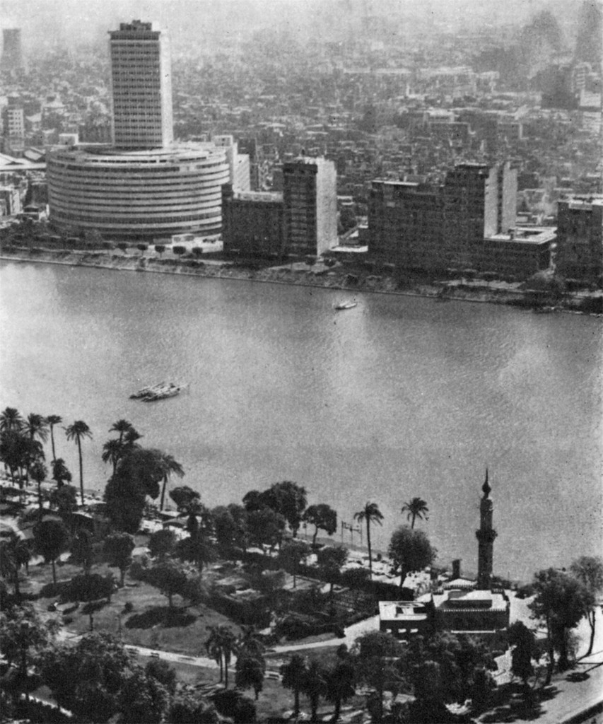 View of Cairo and the Nile river