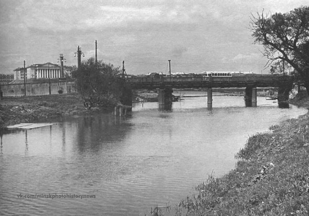 Стары мост праз Свiслач на вулiцы Савецкай