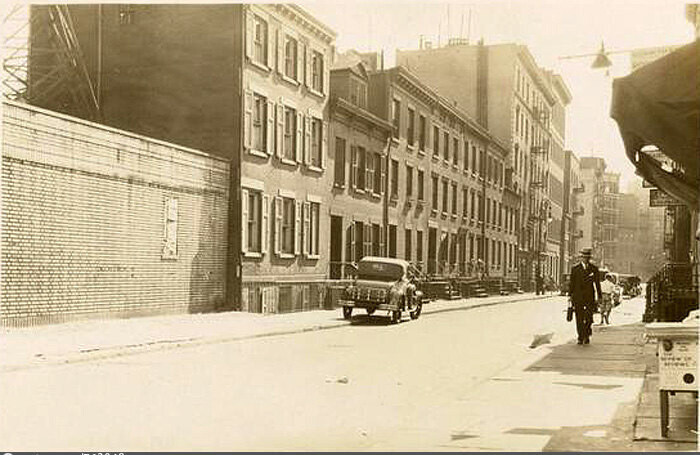 Barrow Street, eastern section (formerly Reason Street), west from Seventh Avenue South.