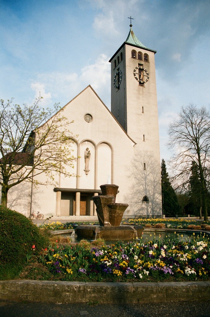 Die Christkönigskirche in Rüppurr