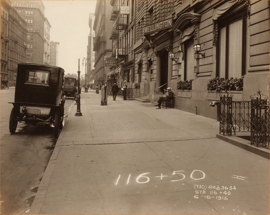Seventh Avenue, east side, between West 55th and 56th Streets