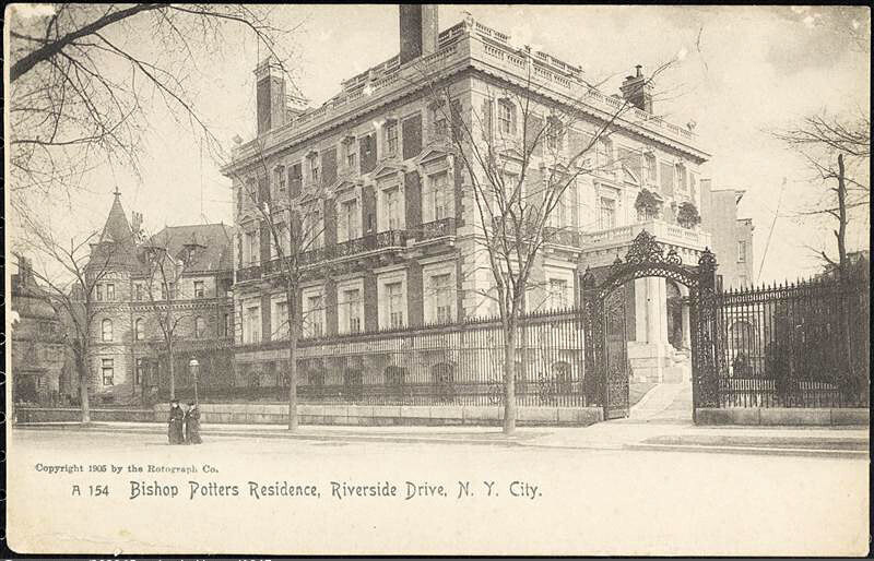 Bishop Potters Residence, Riverside Drive, N.Y. City.