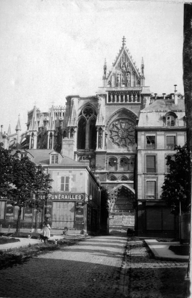 Reims: portail nord de la cathédrale
