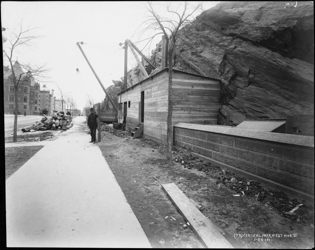 Central Park West and 104th Street, Subway Construction