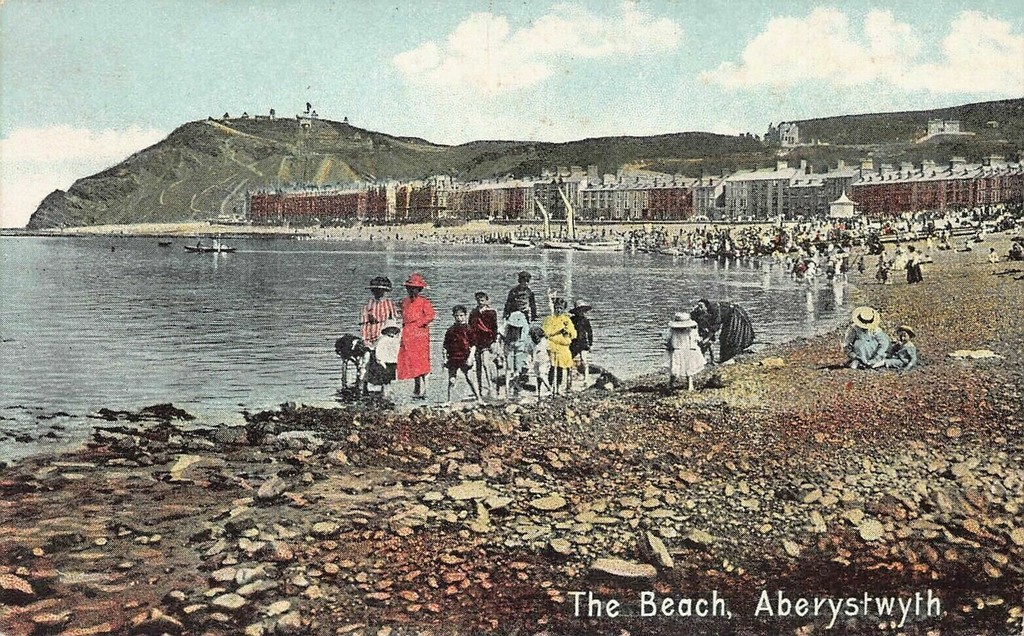 Victorians at the Aberystwyth beach