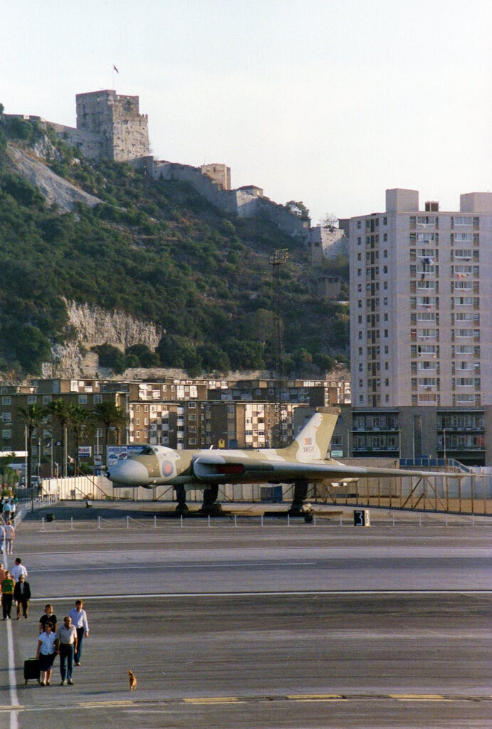 Vulcan XM571 at Gibraltar