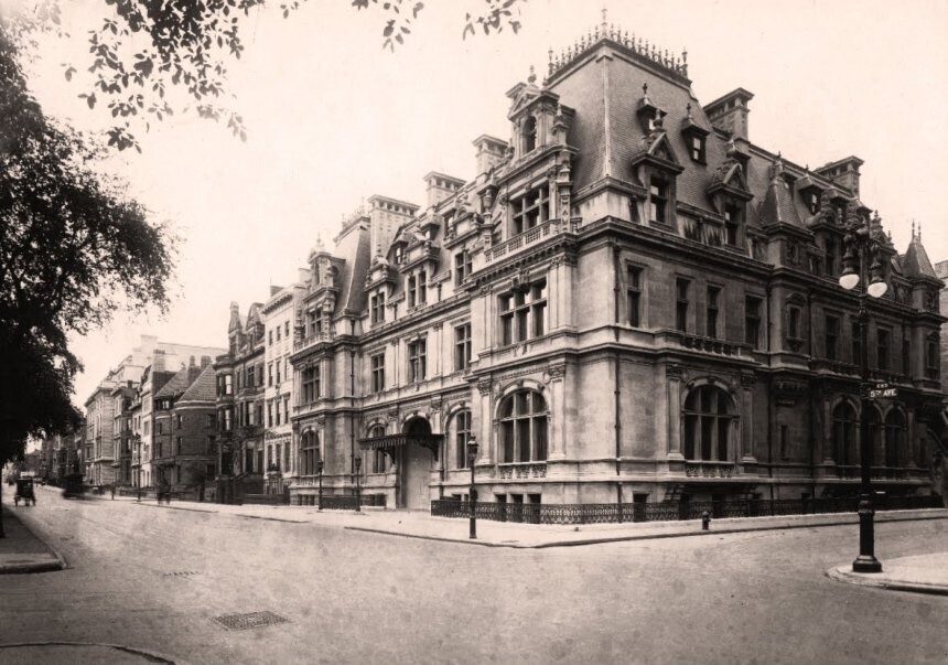 840 Fifth Avenue at East 65th Street, Mrs. William B. Astor Mansion, NY