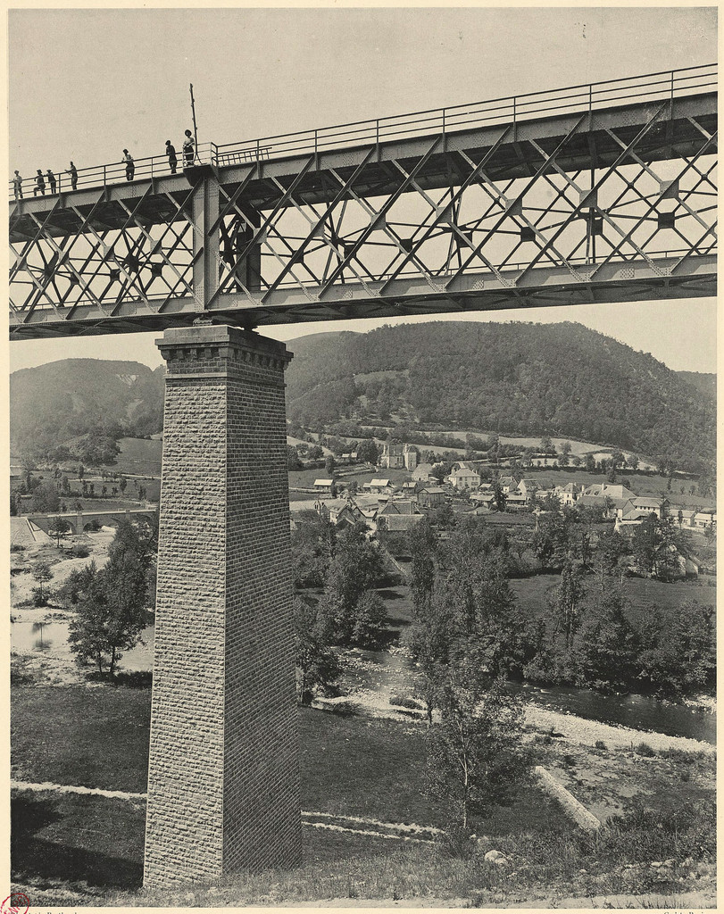 Ligne de Largnac à Vendes : Le Viaduc de la Sumène à Vendes