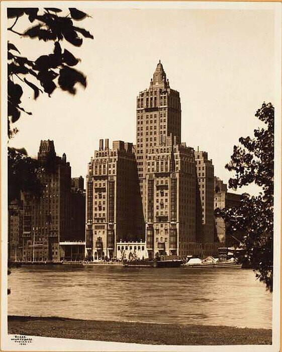 435 East 52nd Street, north side, at the East River, showing the River House