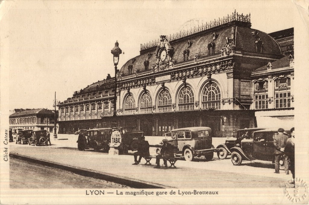 Lyon - La magnifique gare de Lyon-Brotteaux