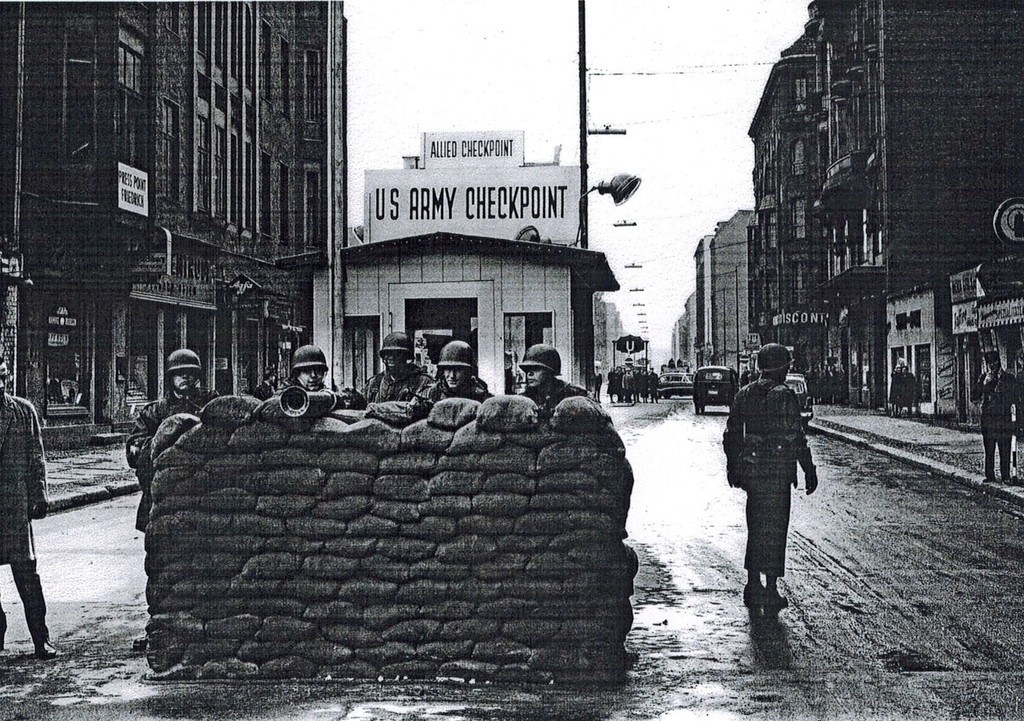 West Berlin. Checkpoint Charlie