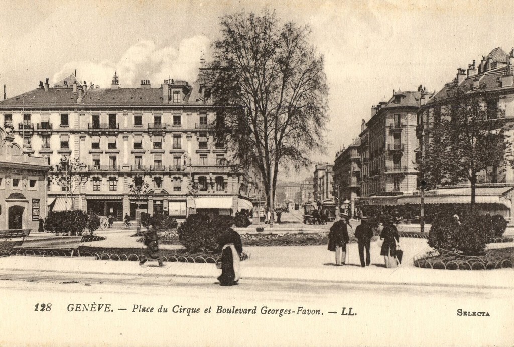 Place du Cirque et Boulevard Georges-Favon
