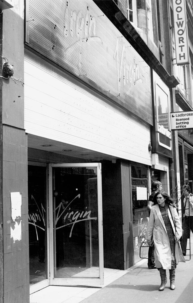 62 Kensington High Street. Virgin records