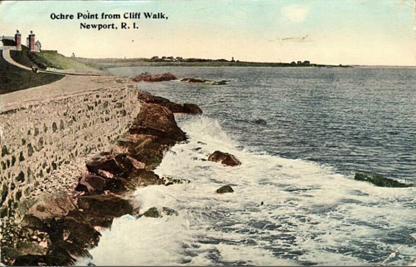 Ochre Point from Cliff Walk. Newport R.I