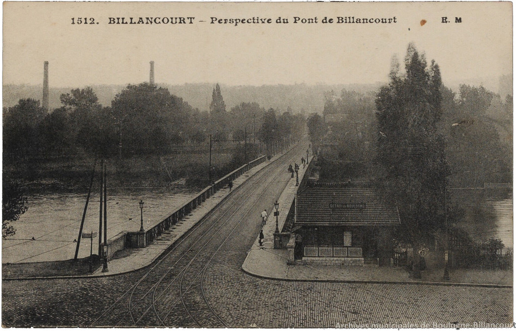 Perspective du Pont de Billancourt
