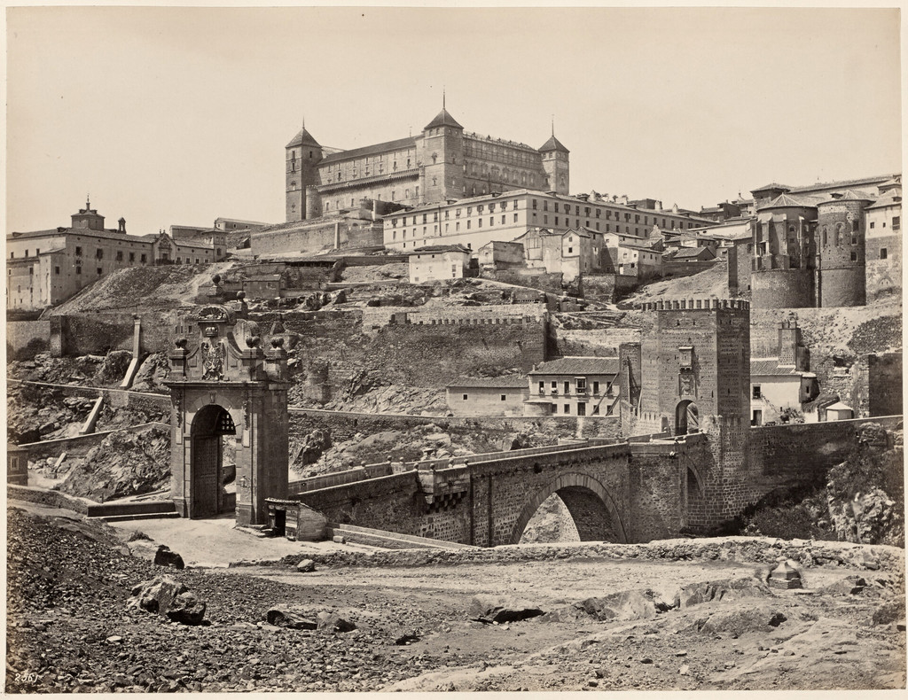 Toledo desde el Oeste, con el Alcázar