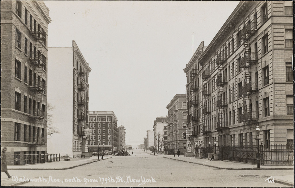 Wadsworth Avenue, north from 179th Street