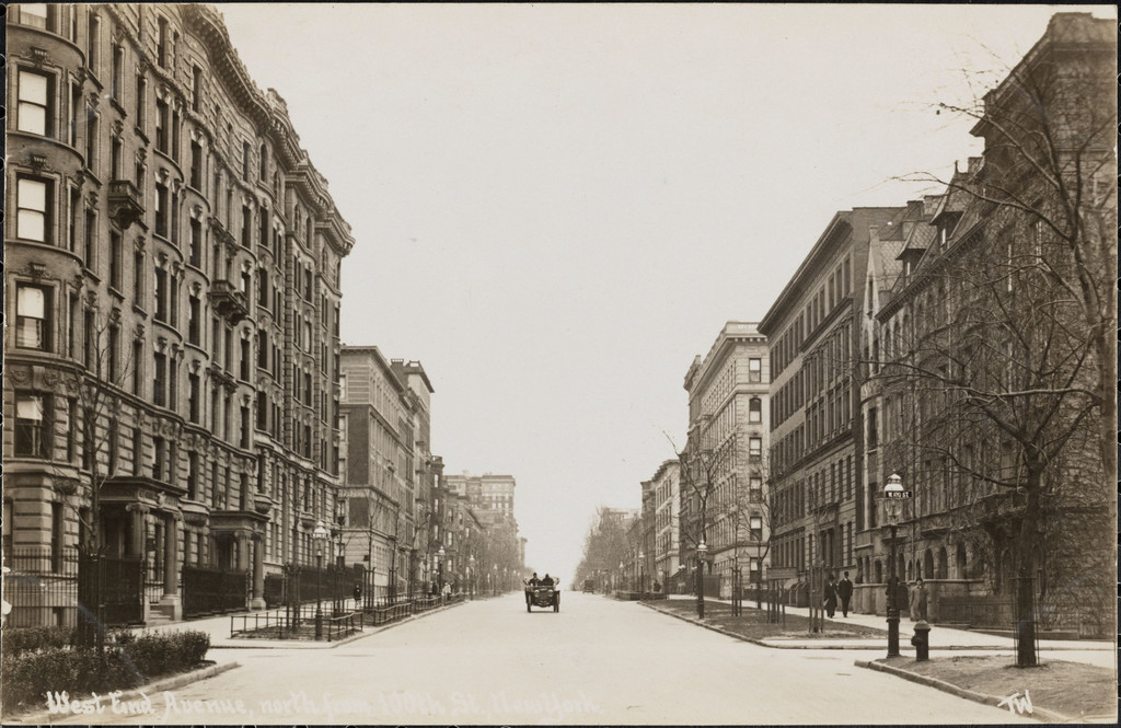 West End Avenue, north from 100th Street