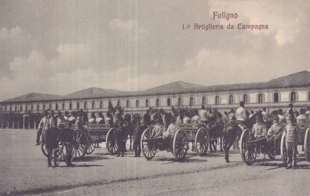Foligno, 1° Artiglieria da Campagna