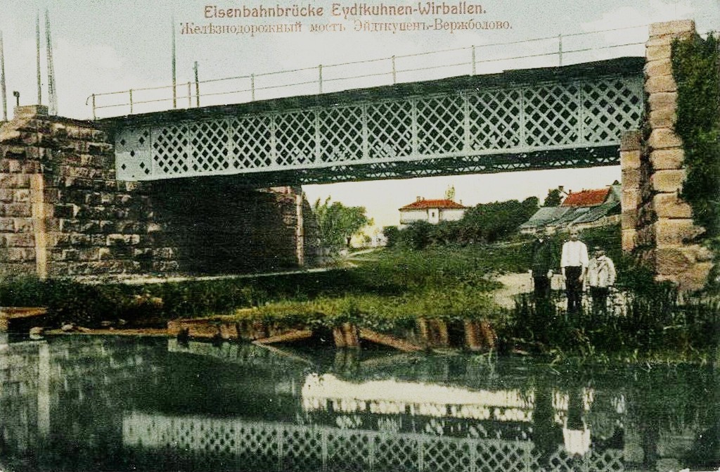 Eisenbahnbrücke Eitkūnų-Wirballen