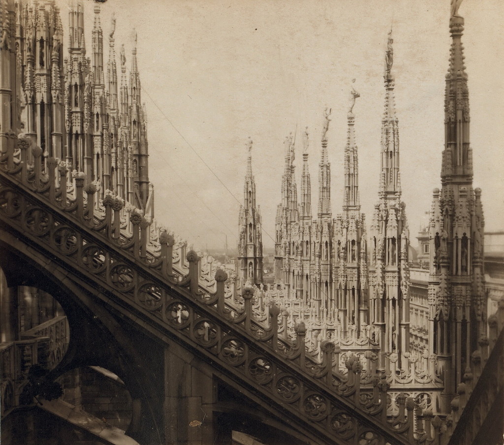 Dettagli della cattedrale di Milano