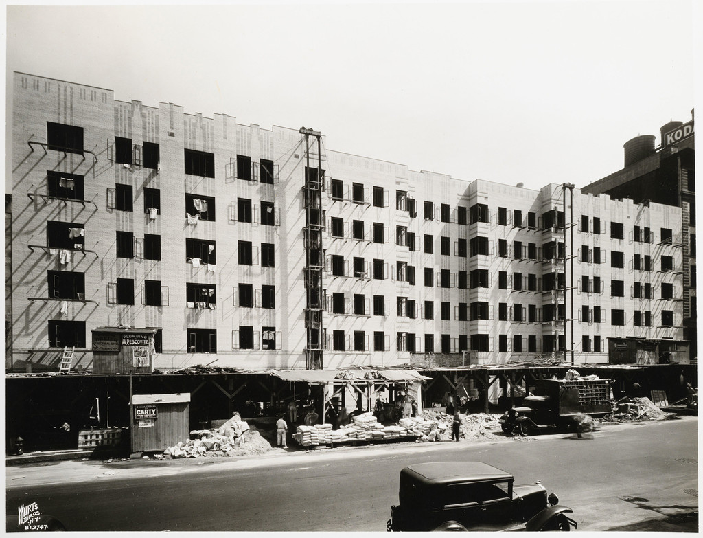 255 West 23rd Street. Commercial and apartment buildings under construction