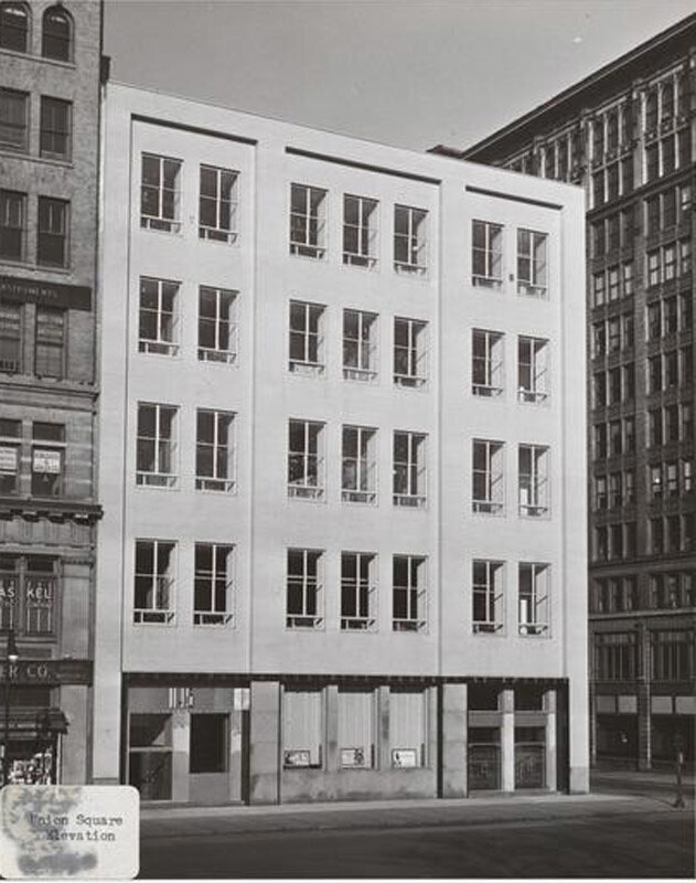 Union Square Elevation [Reconstruction of the facade of the old Tiffany Building]