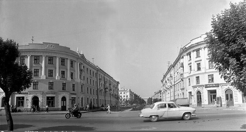 Перекресток улиц Комсомольской и Советской