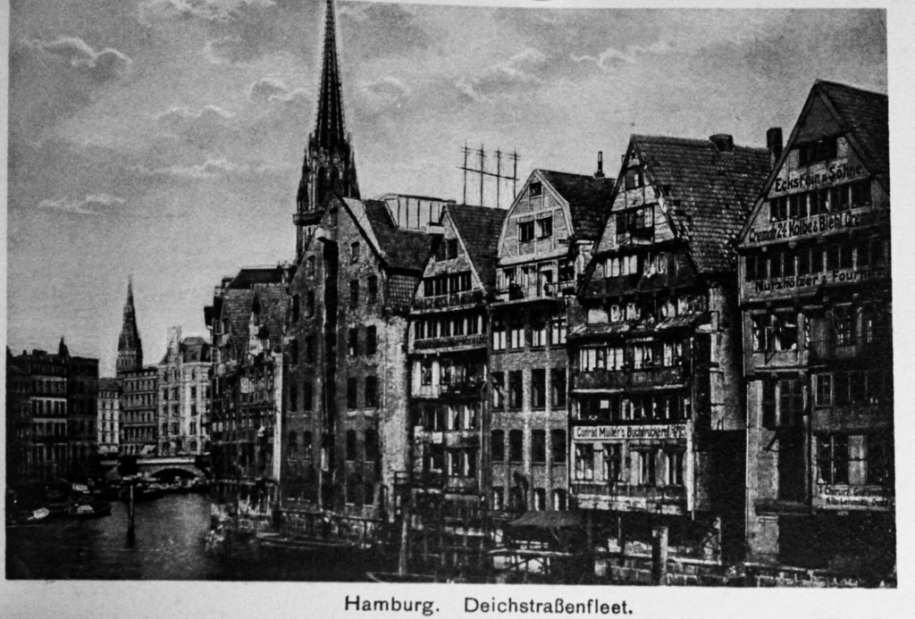 Hamburg. Deichstraßenfleet