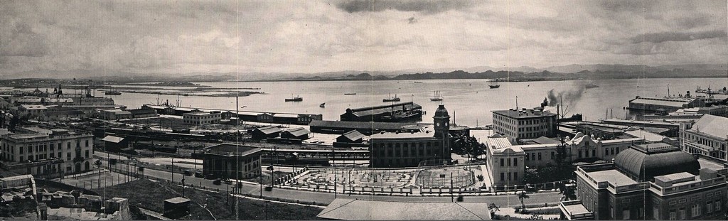 General view of harbor at San Juan