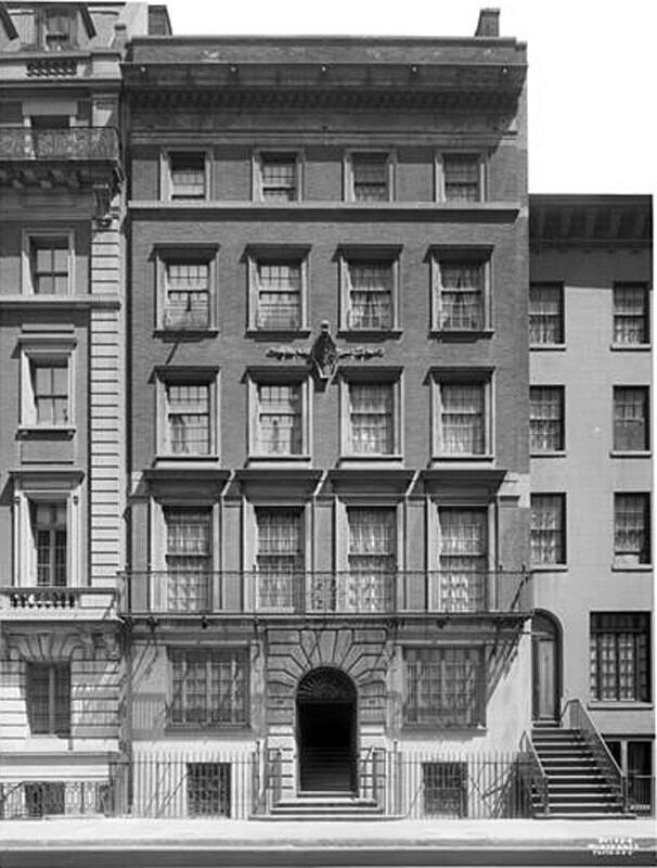 47-49 East 65th Street. General exterior, altered from private residence into apartments.